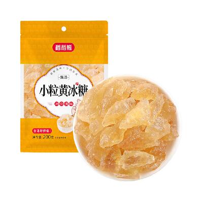 稻稻熊小粒黄冰糖非白糖食糖200g