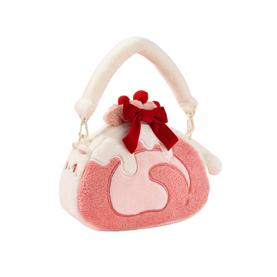 厘米星球小猫卷毛绒斜挎lolita包