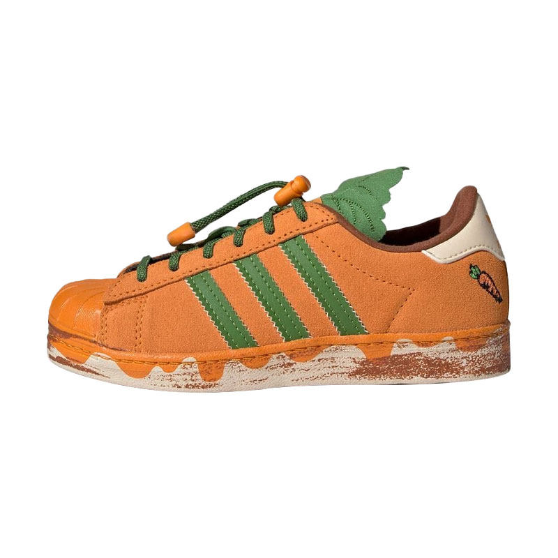 Adidas三叶草蓝兔子胡萝卜贝壳头