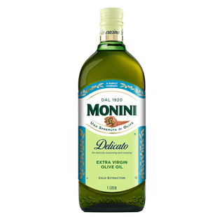 【新货】莫尼尼美味特级初榨橄榄油1L意大利原装进口MONINI食用油