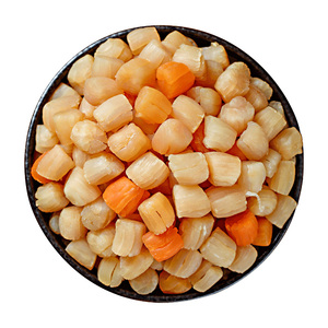 渔知乐大干贝瑶柱新鲜元贝柱扇贝肉丁500g海鲜长岛干货非特级