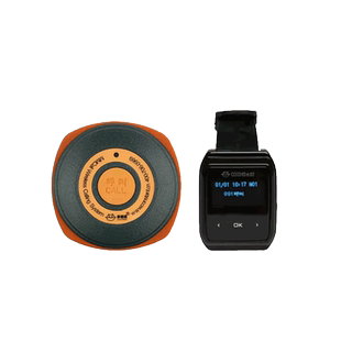 多嘴猫银行震动呼叫器无线智能震叫号器无障碍通道紧急呼叫器按钮联动手表柜台员残障通道网点适老化紧急按钮