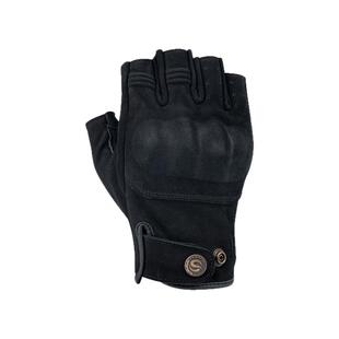 星空骑士摩托车半指手套男女机车骑行防摔夏季复古羊皮露指SKG556