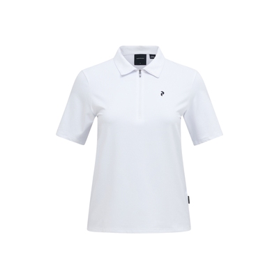 *Peak Performance壁克峰女子户外POLO半拉链网球高尔夫短袖上衣