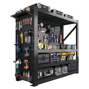 工具架五金工具柜重型货架洞洞板仓库多层置物架放置储物收纳架子