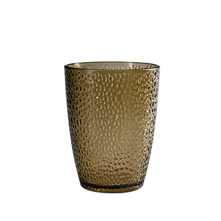 圆点杯子防摔耐热茶水杯塑料耐高温饭店餐厅商用饮料果汁杯PC杯