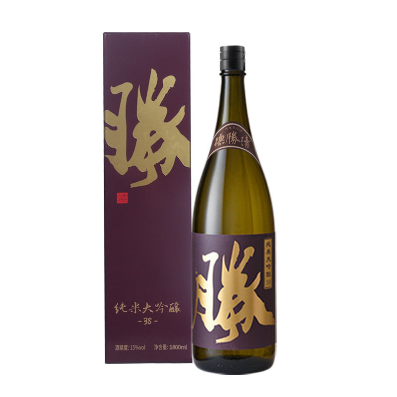 德胜清纯米大吟酿38清韵东方红1800ml国产清酒三割八分