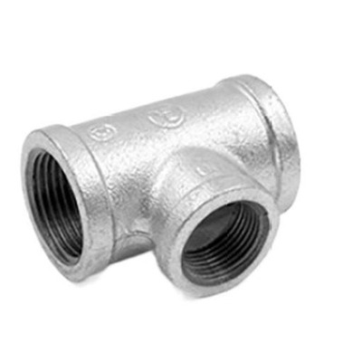 建支品牌镀锌三通变径异径侧大中大三通燃气消防玛钢管件FM UL