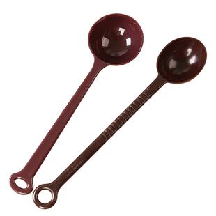 长柄果粉勺塑料咖啡豆量勺小勺子搅拌勺奶茶店盎司勺量粉勺10克勺