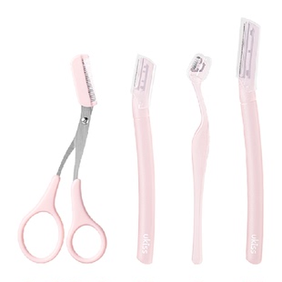 【百亿补贴】UKISS修眉刀剪安全防刮细节眉剪美容男女专用四件套