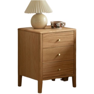 工厂直销实木床头柜现代简约床边柜北欧抽屉储物柜橡木家具
