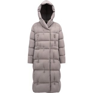 LINCCHIC金羽杰羽绒服女款2025新款围裹感加厚长款羽绒服女8239