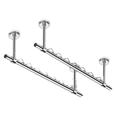 304晾衣杆防风不锈钢晾衣架吊顶