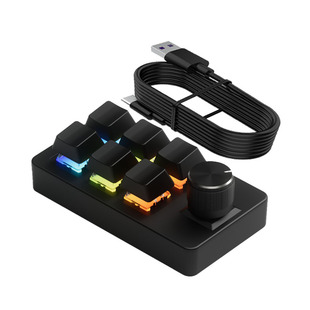 USB音量控制器有线无线蓝牙多媒体控制器自定义小键盘小说翻页