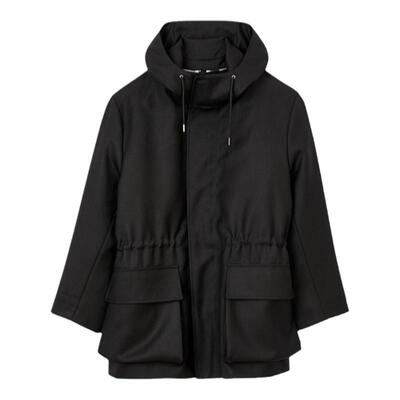 SANDRO连帽抽绳夹克外套