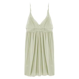 【私语睡裙】伊维斯清凉丝滑吊带睡裙 舒适蕾丝高弹睡衣家居服