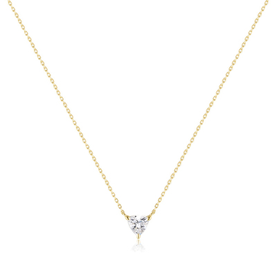 hashtag爪镶三角形项链