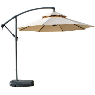 户外遮阳伞庭院伞大太阳伞室外花园别墅罗马伞露天阳台摆摊香蕉伞