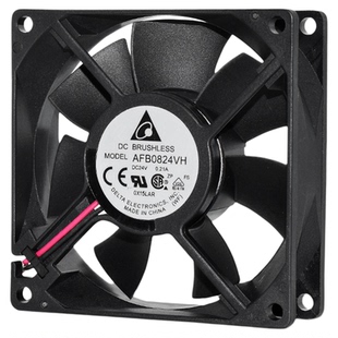 AFB0824VH台达8025 24V 0.21A机箱服务器变频器双滚珠散热风扇8CM