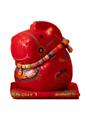 2026年马年吉祥物摆件存钱罐