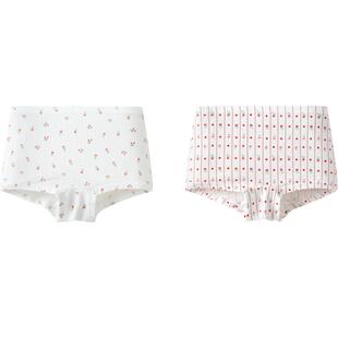 巴拉巴拉女童内裤平角莫代尔儿童四角短裤不夹PP抗菌裆舒适两条装