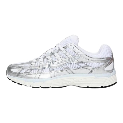 Nike耐克女鞋P-6000银白老爹鞋轻便网眼透气运动跑步鞋BV1021-106