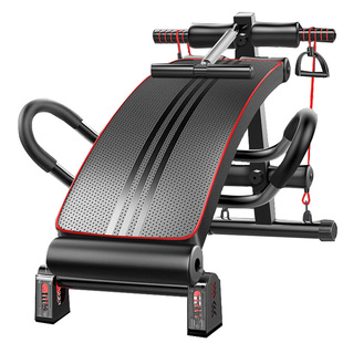 仰卧起坐辅助锻炼卷腹板平凳卧推家用收腹运动腹肌板哑铃凳健身器