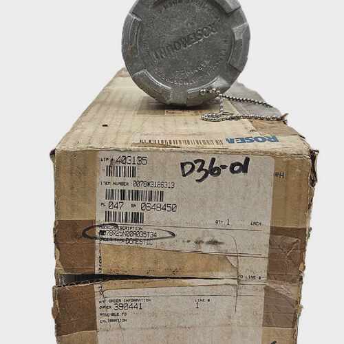 ROSEMOUNT MODEL 79 CONNECTION HEAD 00079-0325-2003 [FAST SHI