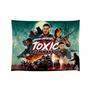 毒液突击队游戏周边挂布卧室宿舍背景布墙面装饰画挂画壁毯可定制