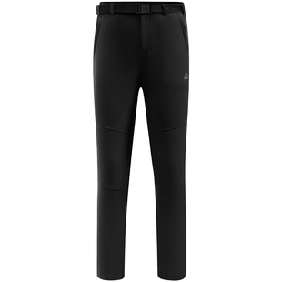 伯希和户外软壳裤女2025新款登山徒步冲锋裤男防风防泼水弹力长裤