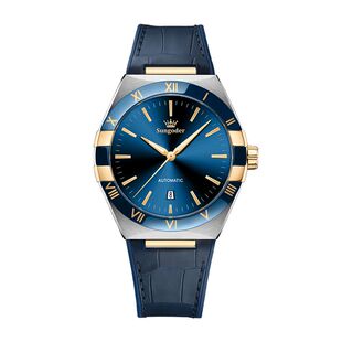 星座系列曼哈顿全自动机械男士手表蓝盘时尚经典腕表男款深度防水