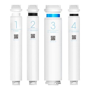 小米净水器滤芯1号PP棉2号前置3号RO反渗透4号后置厨下式400G600G