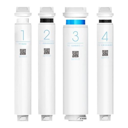 小米净水器滤芯1号PP棉2号前置3号RO反渗透4号后置厨下式400G600G