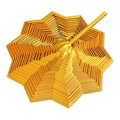 八边形手柄螺塔魔幻几何立体玩具