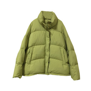 TYJR冬季新款2025韩版宽松立领加厚保暖白鸭绒羽绒服外套女57811