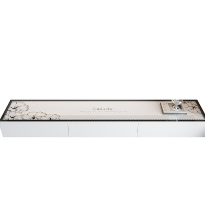 透明印花电视柜桌垫pvc软玻璃餐边柜垫防水防油水晶板台面保护垫