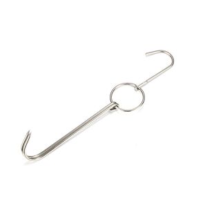 烤鸭钩子加粗无磁不锈钢加长双钩挂肉钩烤鸡钩卤鹅挂钩商用烧腊环