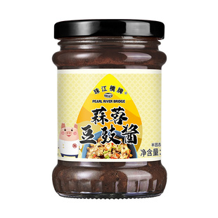 珠江桥牌蒜蓉豆豉酱阳江酱料广式豉汁凤爪排骨酱蒸鱼排骨凤爪蒜香
