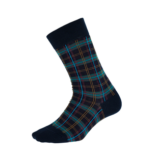 Beeff男女 苏格兰格纹/TARTAN 西式丝光棉绅士正装袜 240针织精品