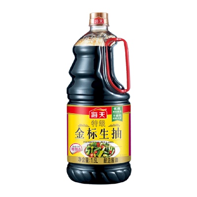 海天金标生抽味醇酱香滴沥皆精华