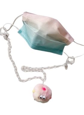 透明大眼睛吊坠防丢装饰项链