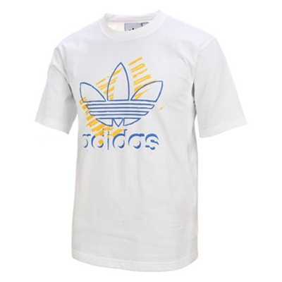 adidas三叶草情侣休闲短袖大logo