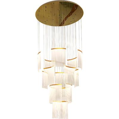 金亿铭别墅复式楼轻奢客厅吊灯