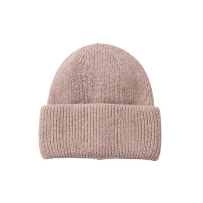 芝士商店~韩系兔毛针织毛线帽女