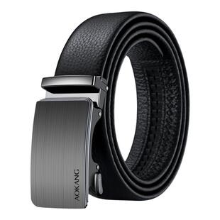 奥康皮带男2025新款真皮正品商务自动扣腰带高档年轻人纯牛皮裤带