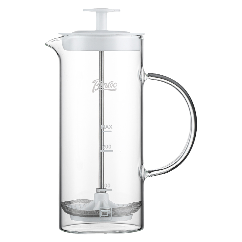 bincoo奶泡机法压壶打奶泡器牛奶咖啡手动打发器拉花打奶泡壶神器
