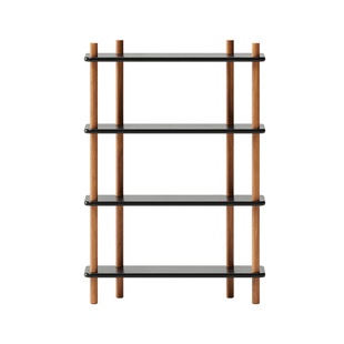 实木书架置物架落地多层收纳储物架一体靠墙客厅家用陈列展示架子