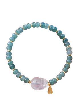 白水晶貔貅招财聚财转运手串女款