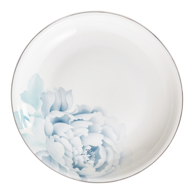 华光骨瓷餐具碗盘散件健康釉中彩