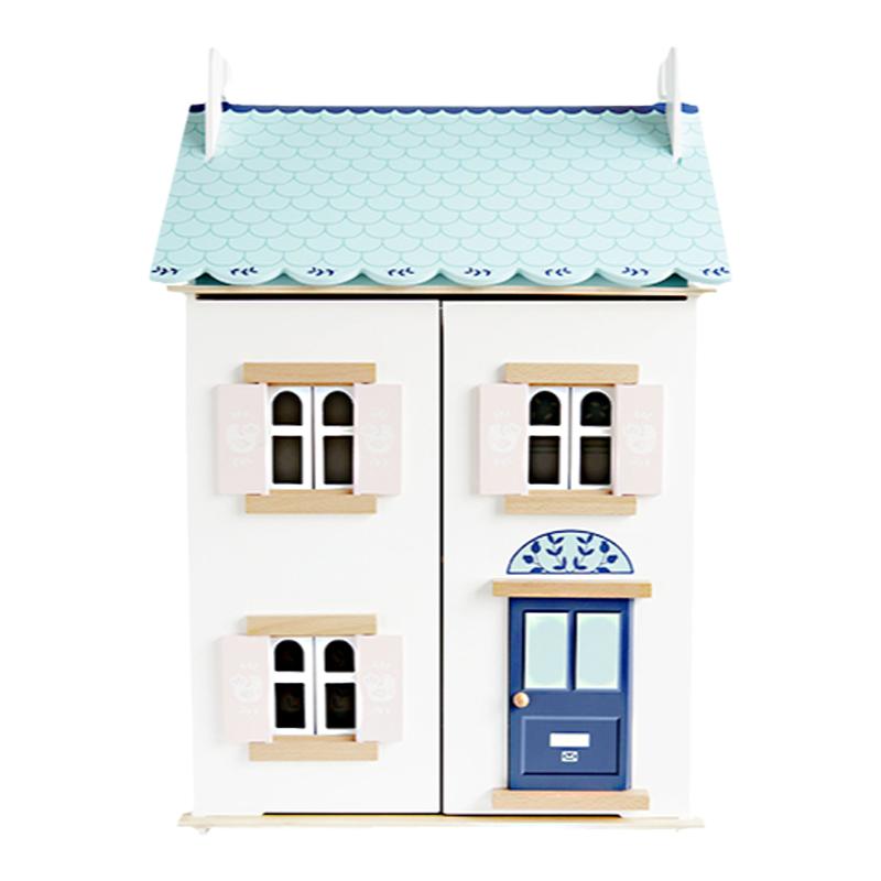 英国LE TOY VAN儿童益智木制玩具奢华系列娃娃屋蓝贝儿娃娃屋